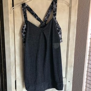 Lululemon Gray Sunflower Tank Top 6